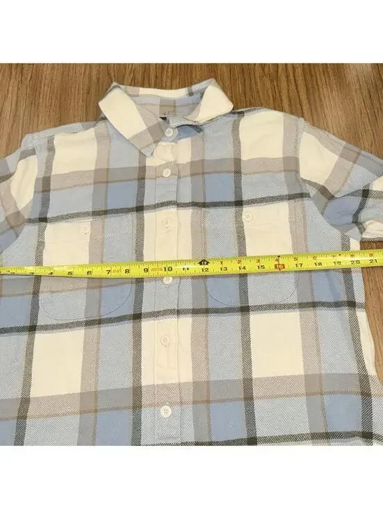 Patagonia L-S Fjord Flannel Shirt Women's Size Medium Sunrise Ridge/Natural - Picture 3 of 6